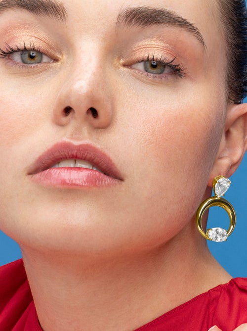 Luxenter Boucles d'oreilles en argent 925 et zirconium brillant - Wade - Kiabi Luxenter Boucles d'oreilles en argent 925 et zirconium brillant - Wade - Kiabi