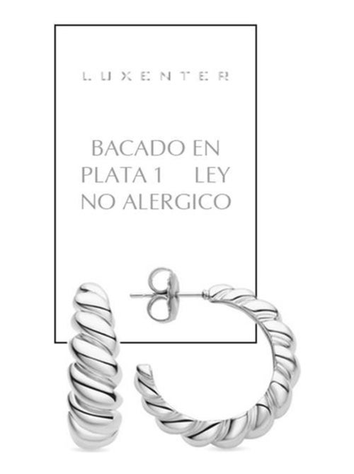 Luxenter Boucles d'oreilles Intia rhodiées - Kiabi