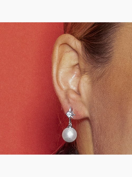 Luxenter Boucles d'oreilles Miara finition argentée - Kiabi