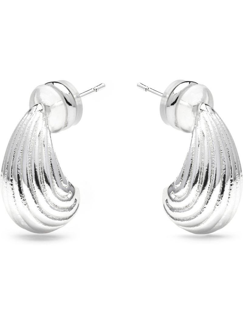 Luxenter Boucles d'oreilles Overin en argent Gris - Kiabi
