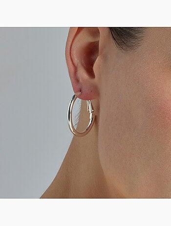 Luxenter Boucles d'oreilles rhodiées - Sadro