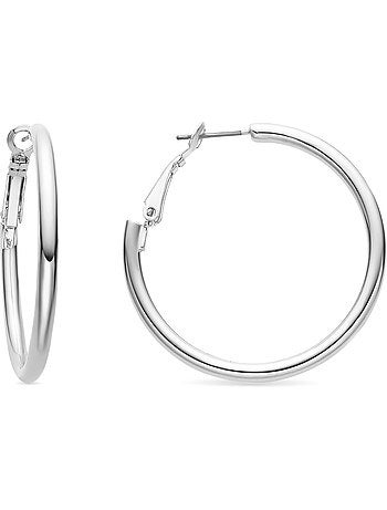 Luxenter Boucles d'oreilles rhodiées - Sadro