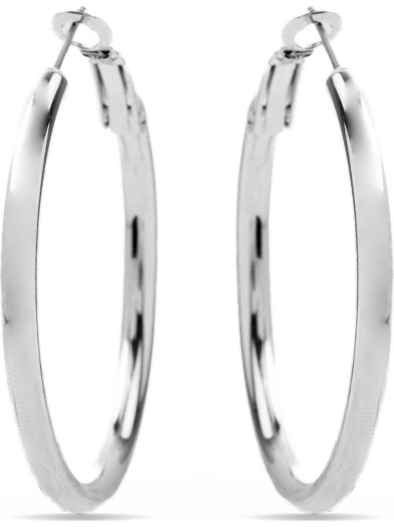Luxenter Boucles d'oreilles rhodiées - Sadro Argent - Kiabi