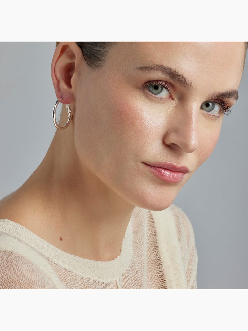 Luxenter Boucles d'oreilles rhodiées - Sadro Gris - Kiabi