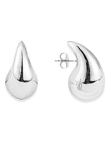 Luxenter Boucles d'oreilles rhodiées Iswind