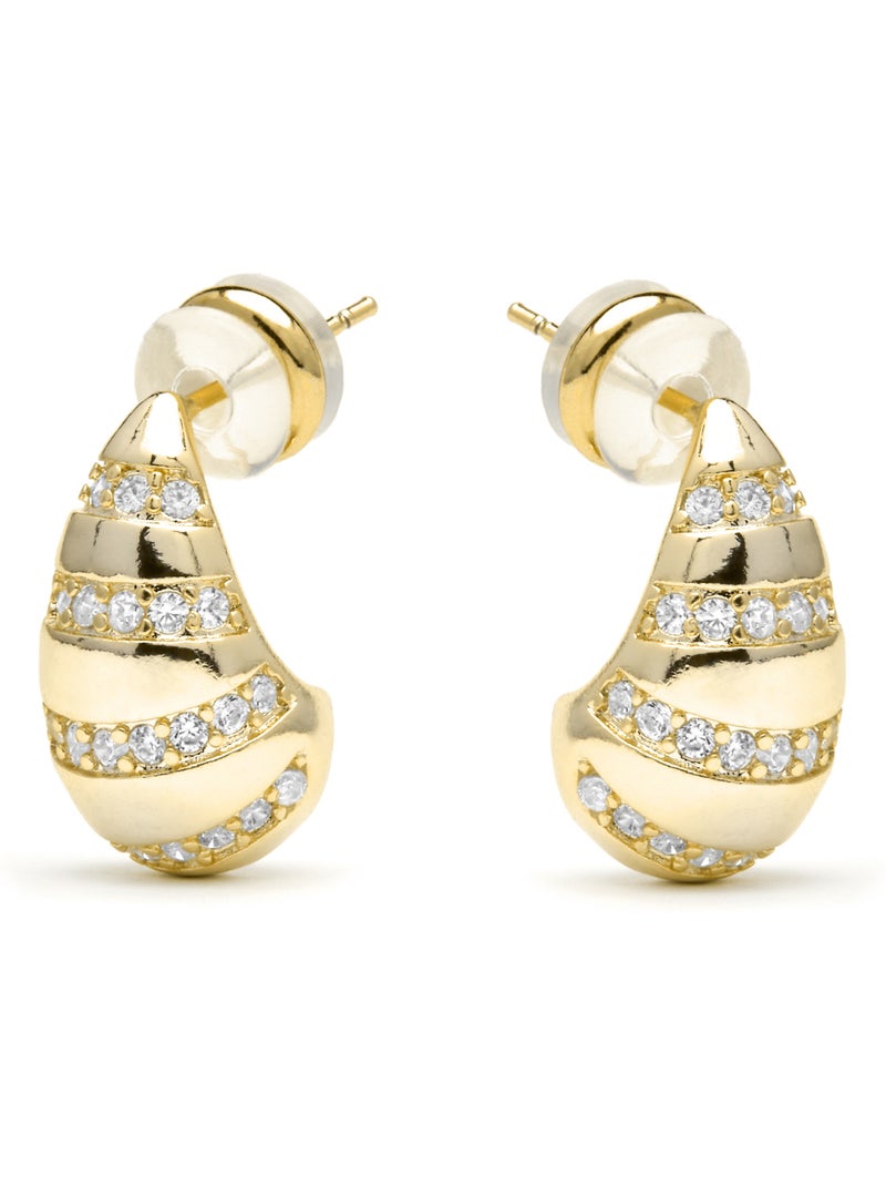Luxenter Boucles d'oreilles Thora et plaqué or 18k Argent - Kiabi