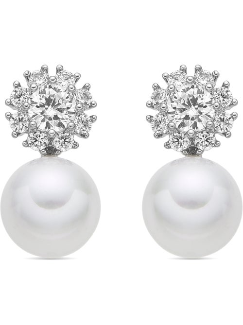 Luxenter Boucles d'oreilles Zioka finition argentée - Kiabi