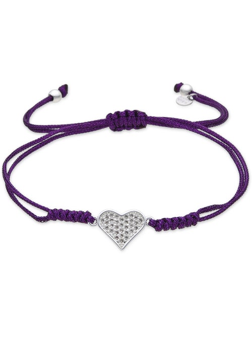 Luxenter Bracelet coeur argenté - Kiabi Luxenter Bracelet coeur argenté - Kiabi
