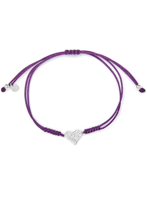 Luxenter Bracelet coeur argenté - Kiabi Luxenter Bracelet coeur argenté - Kiabi