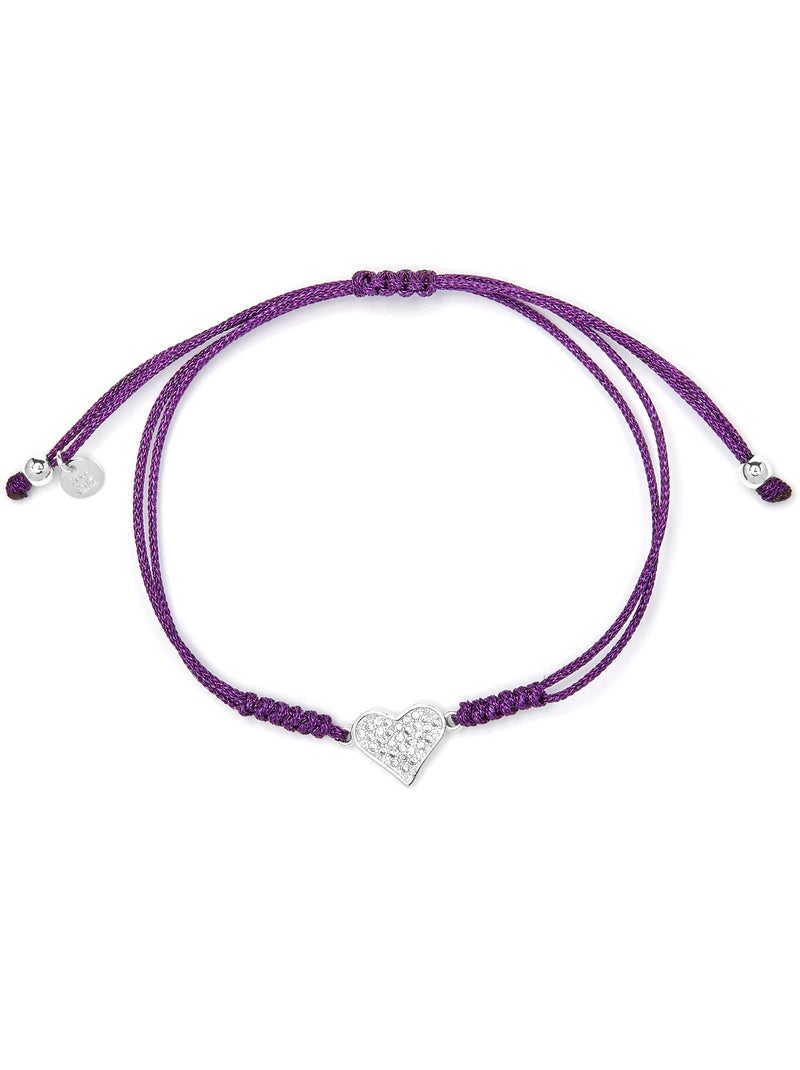 Luxenter Bracelet coeur argenté Argent - Kiabi