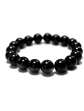 Luxenter Bracelet en argent 925 avec Onyx rhodié - Onyx