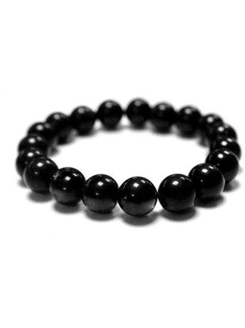 Luxenter Bracelet en argent 925 avec Onyx rhodié - Onyx - Kiabi