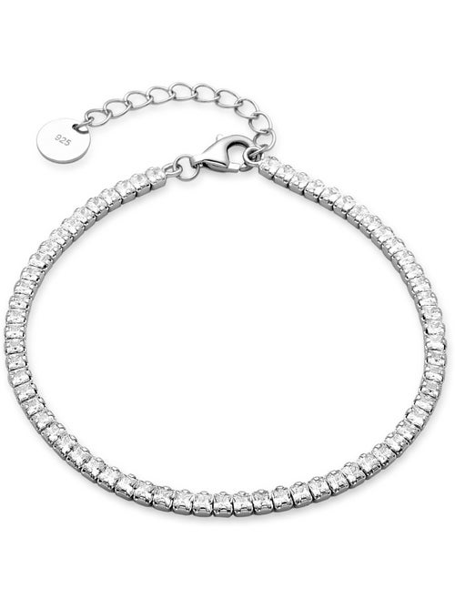 Luxenter Bracelet en argent 925 avec zirconium brillant plaqué rhodium - Oty - Kiabi Luxenter Bracelet en argent 925 avec zirconium brillant plaqué rhodium - Oty - Kiabi