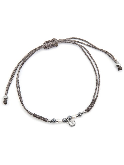 Luxenter Bracelet en argent 925 et perles blanches rhodiées - Nexa - Kiabi