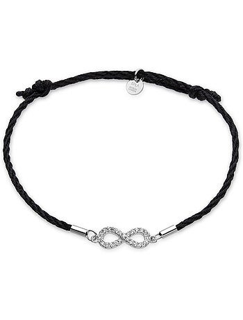 Luxenter Bracelet en argent 925 et zirconium brillant plaqué rhodium - Ganvi