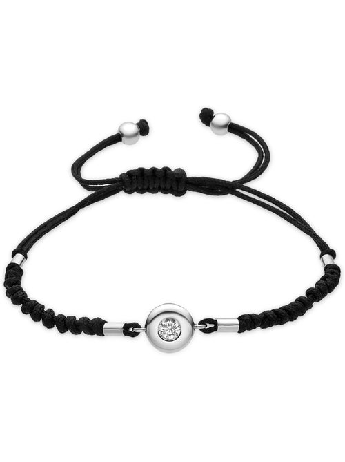 Luxenter Bracelet en argent 925 et zirconium rhodié - Bouton - Kiabi Luxenter Bracelet en argent 925 et zirconium rhodié - Bouton - Kiabi