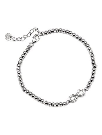 Luxenter Bracelet en argent 925 et zirconium rhodié - Krom