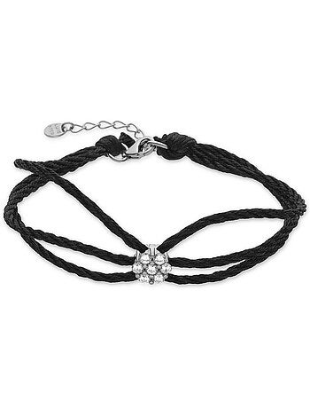 Luxenter Bracelet en argent 925 et zirconium rhodié - Oris