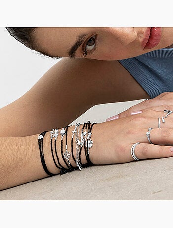 Luxenter Bracelet en argent 925 et zirconium rhodié - Oris