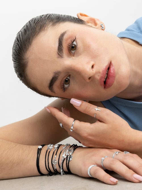 Luxenter Bracelet en argent 925 et zirconium rhodié - Oris - Kiabi
