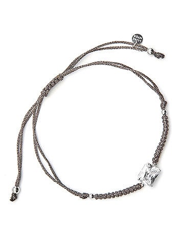 Luxenter Bracelet en argent 925 et zirconium rhodié - Setentaitres