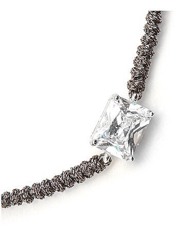 Luxenter Bracelet en argent 925 et zirconium rhodié - Setentaitres