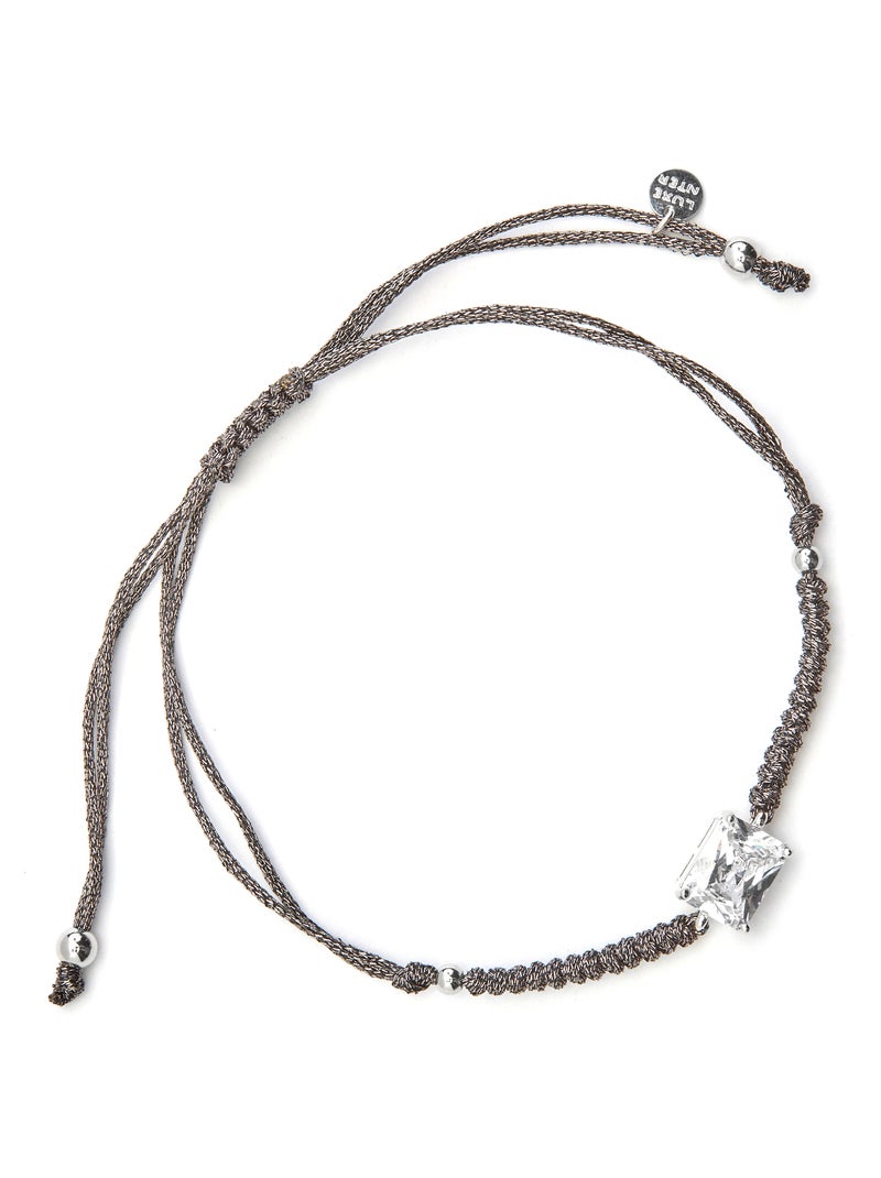 Luxenter Bracelet en argent 925 et zirconium rhodié - Setentaitres Blanc - Kiabi