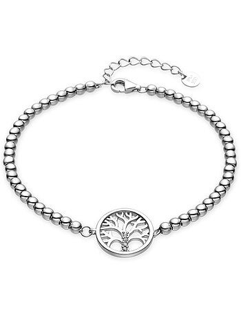 Luxenter Bracelet en argent 925 et zirconium rhodié - Zaygen