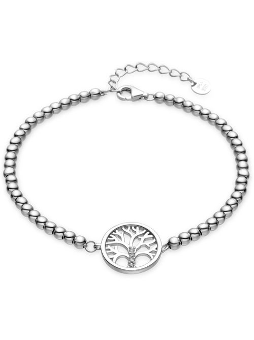 Luxenter Bracelet en argent 925 et zirconium rhodié - Zaygen - Kiabi