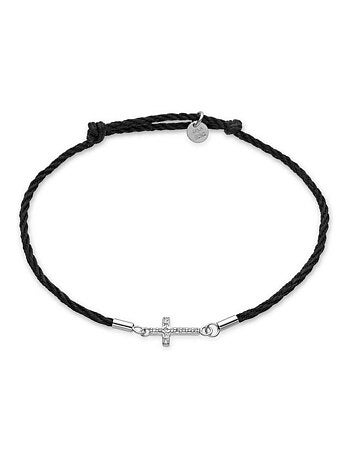 Luxenter Bracelet en argent 925 et zirconium rhodié - Zudis