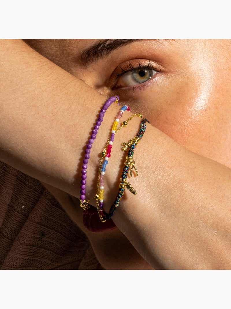 Luxenter Bracelet en argent 925 plaqué or 18K - Atlo Jaune - Kiabi