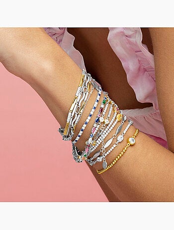 Luxenter Bracelet en argent 925 rhodié - Lithwa