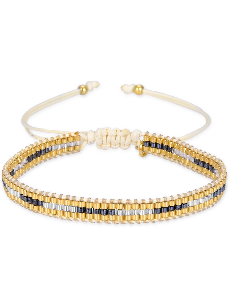 Luxenter Bracelet en cristal multicolore fini et plaqué or 18k - Emeri Multicolore - Kiabi