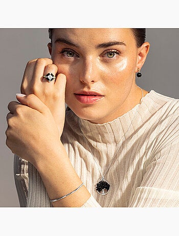 Luxenter Bracelet Kayla finition plaquée rhodium