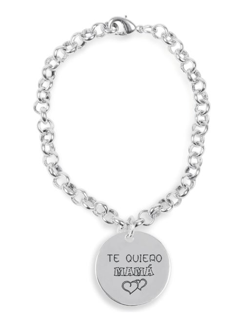 Luxenter Bracelet Mi Sol finition plaquée rhodium - Kiabi