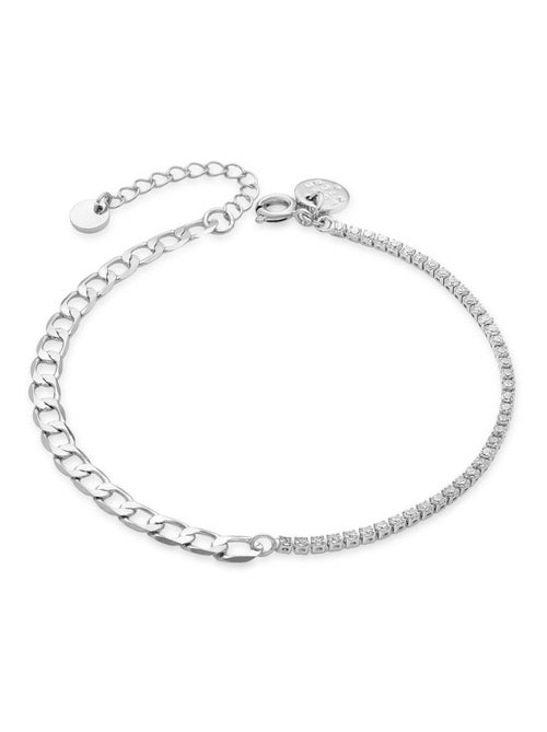 Luxenter Bracelet Nirik plaqué rhodium - Kiabi
