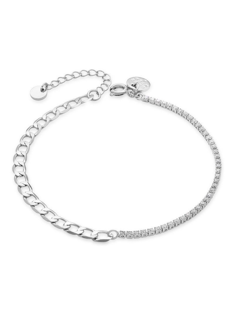 Luxenter Bracelet Nirik plaqué rhodium Argent - Kiabi
