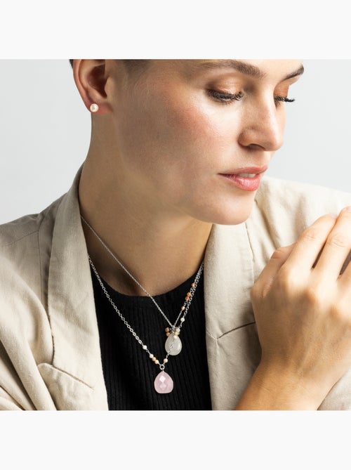 Luxenter Collier Adak avec finition rhodium - Kiabi