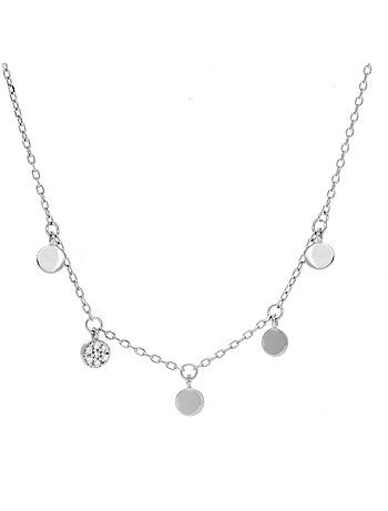 Luxenter Collier circulaire Luxenter en argent 925