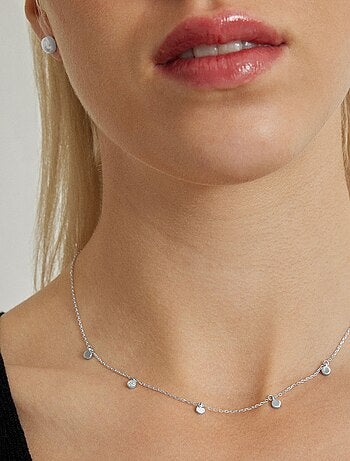 Luxenter Collier circulaire Luxenter en argent 925