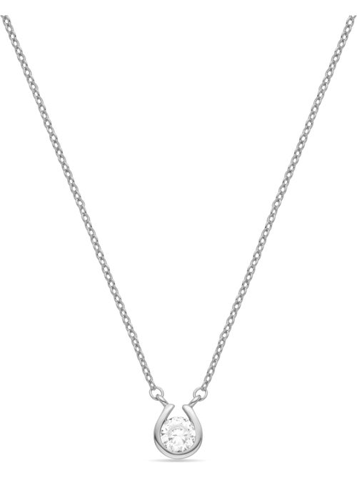 Luxenter Collier de zirconium brillant plaqué rhodium - Ceol - Kiabi Luxenter Collier de zirconium brillant plaqué rhodium - Ceol - Kiabi
