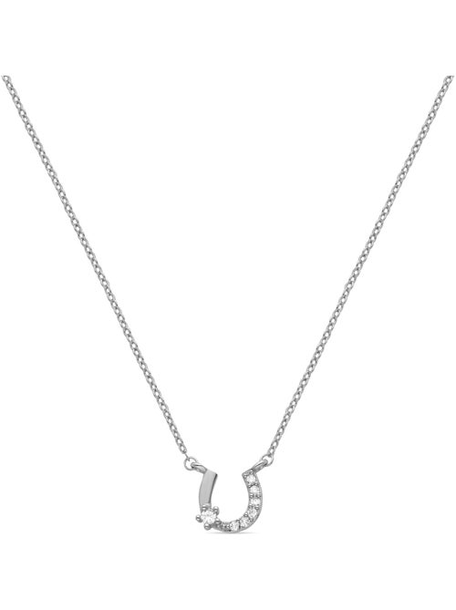 Luxenter Collier de zirconium brillant plaqué rhodium - Nakha - Kiabi