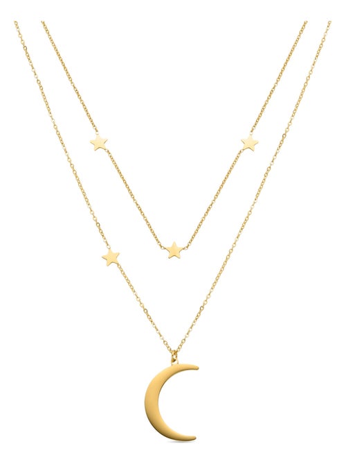 Luxenter Collier Monil finition or 18k - Kiabi