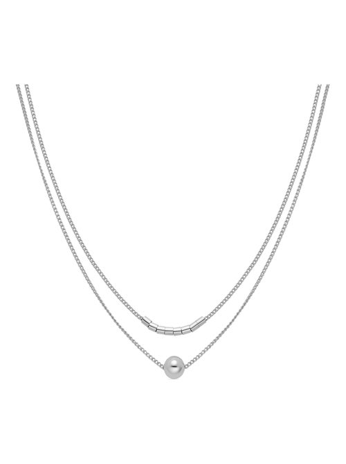 Luxenter Collier Nothie argenté - Kiabi