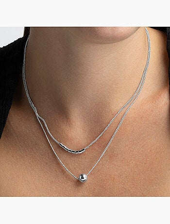 Luxenter Collier Nothie argenté