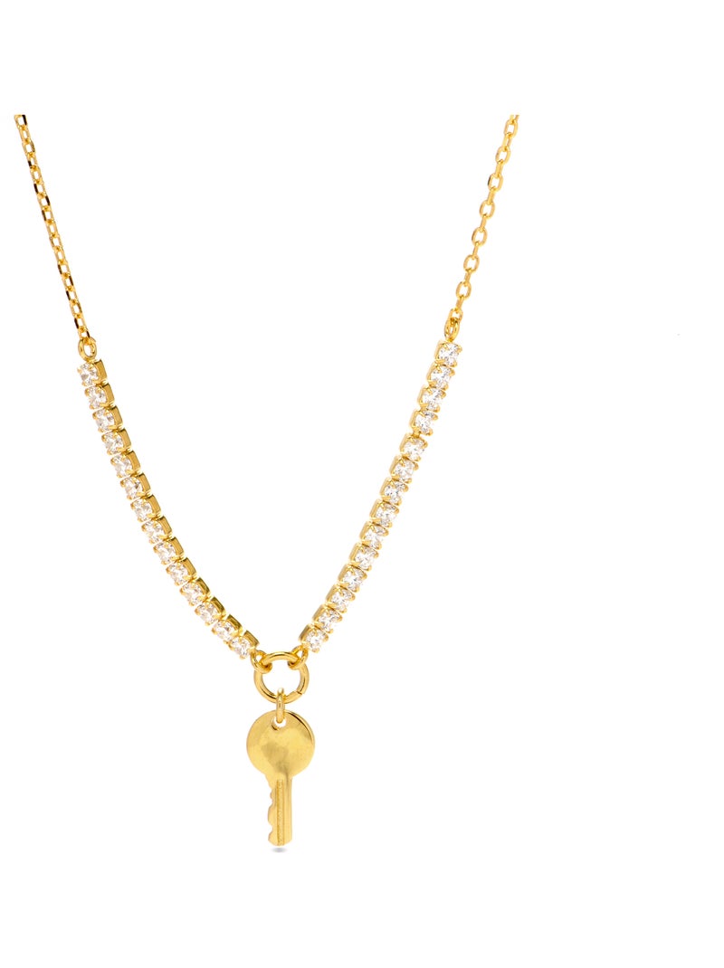 Luxenter Dikar Collier en argent 925 Doré/or - Kiabi