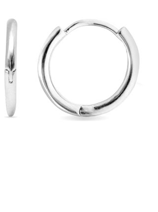 Luxenter Erwe Boucles d'oreilles en argent 925 plaqué rhodium