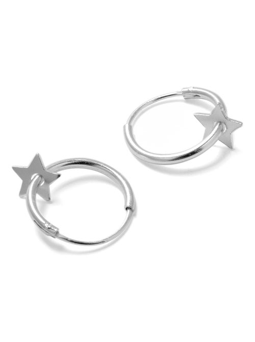 Luxenter Essential Boucles d'oreilles en argent 925 rhodié - Kiabi
