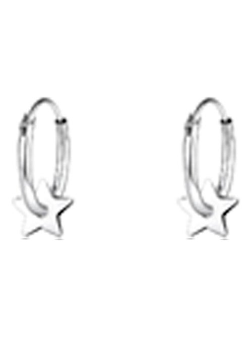 Luxenter Essential Boucles d'oreilles en argent 925 rhodié - Kiabi