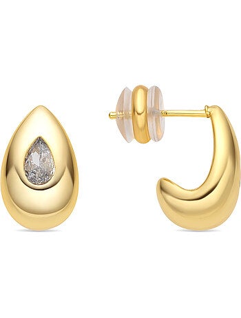 Luxenter Garai Boucles d'oreilles et plaqué or 18k